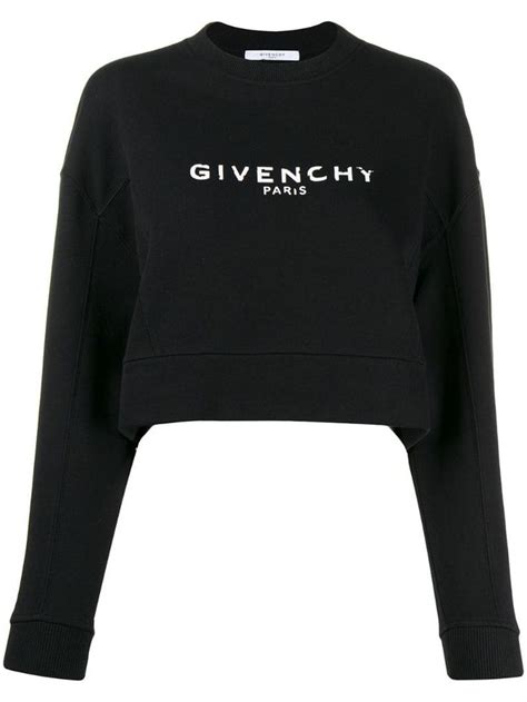 downtown cropped hoodie givenchy|Givenchy Sweatshirts and Hoodies for Women .